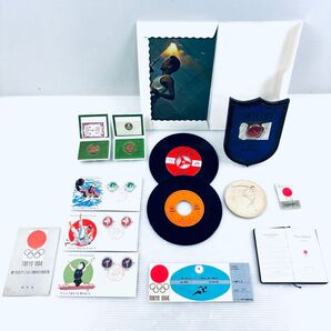 【希少品】1964年 東京オリンピック 関連グッズ まとめ 入場記念チケット 他 当時物