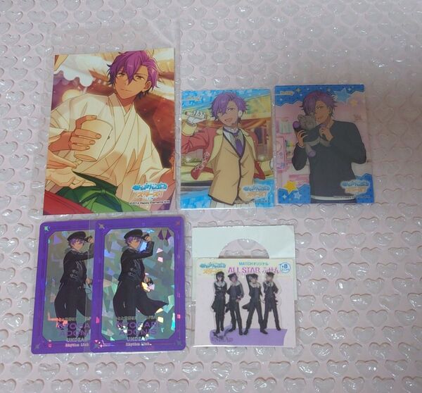 あんスタ あんさんぶるスターズ アニメイトフェア 特典 ギラギラカード ギラカ 付箋 乙狩アドニス 乙狩 アドニス クリアカード
