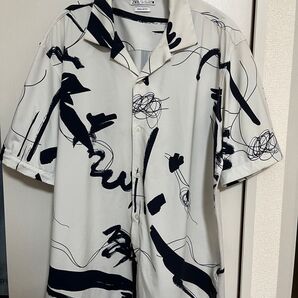 ZARA ストレッチ半袖シャツ L
