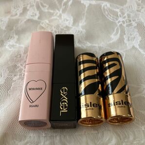 WHOMEEフーミーリップスティック ボルドー、Excelエクセル、シスレー等4点リップセット