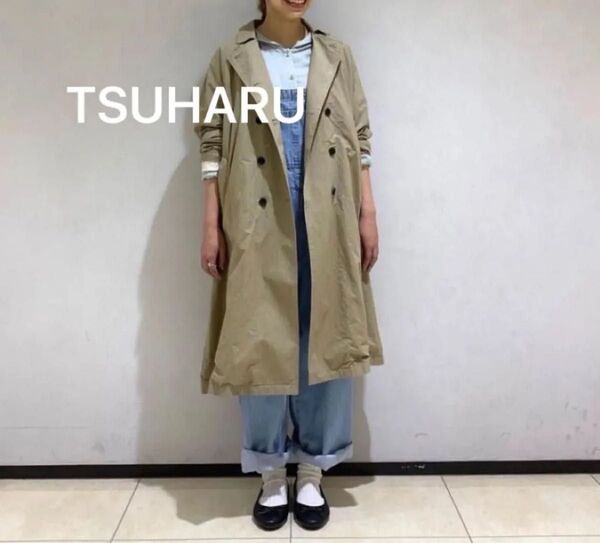 新品♪ TSUHARU by Samansa Mos2 ツハル サマンサモスモス 綿ダンプダブル釦コート