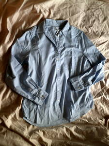 *GAP Gap long sleeve shirt L blue new goods **