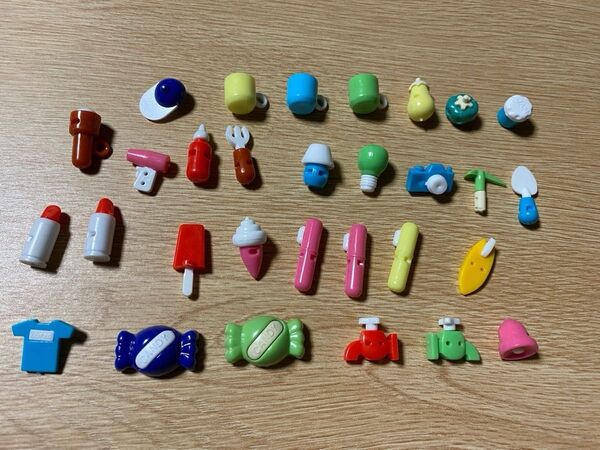 いろいろなミニチュアみたいなボタン レトロ ハンドメイド用 30個まとめ売り