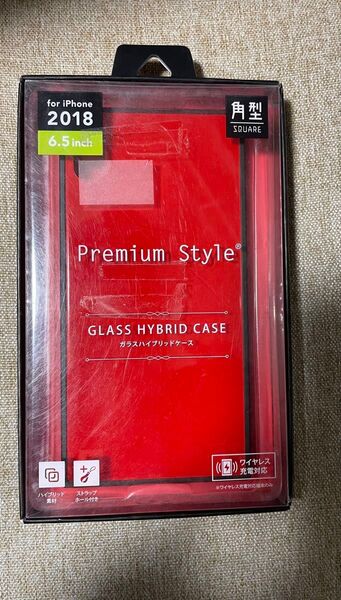iPhone 6.5inch ケース 未使用品 GLASS HYBRID CASE