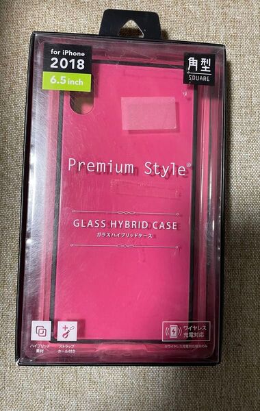iPhone 6.5inch ケース 未使用品 GLASS HYBRID CASE