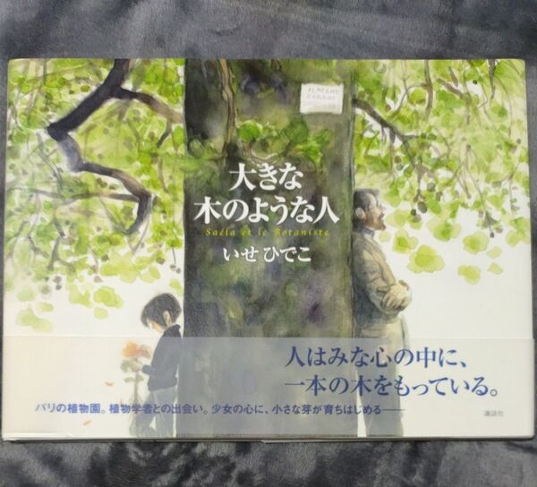 古本【大きな木のような人】いせひでこ 講談社 絵本