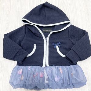 panpantutu ジップアップ バルーン パーカー