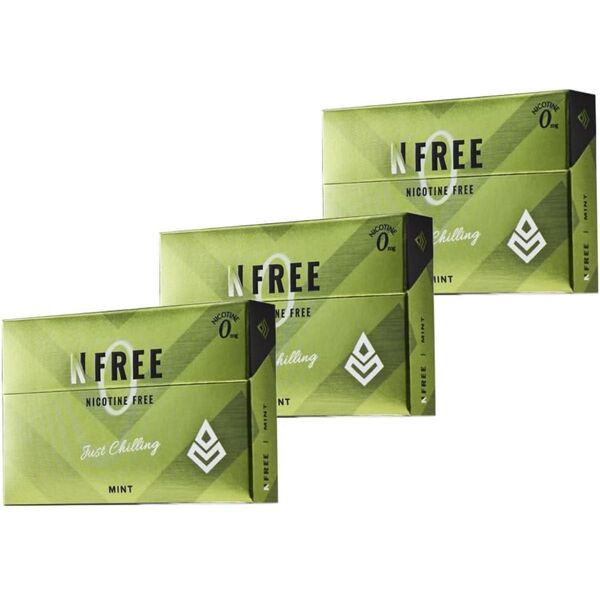 20本×10箱 NFREE エヌフリー ミント IQOS互換機 ニコチンゼロ 電子タバコ 加熱式タバコ 禁煙グッズ 減煙