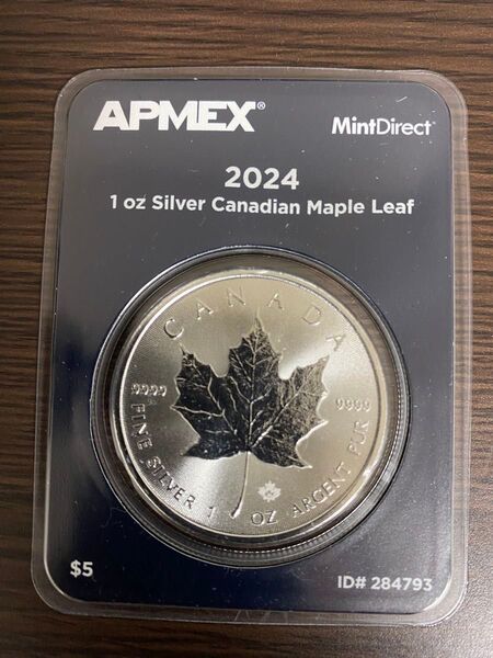2025 カナダ メイプルリーフ銀貨 APMEX Mint Direct