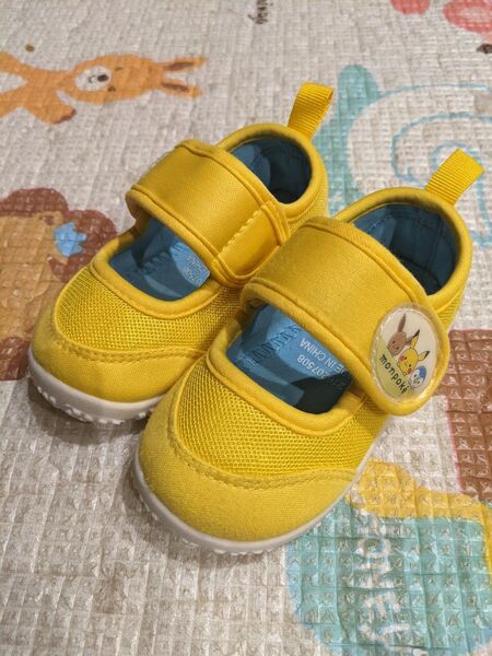 綿棒1本+ 美品 モンポケ ウォーターサンダル 13.0センチ
