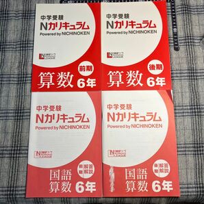 【古め当時物】中学受験 Nカリキュラム 6年算数 前期 後期 解説付き