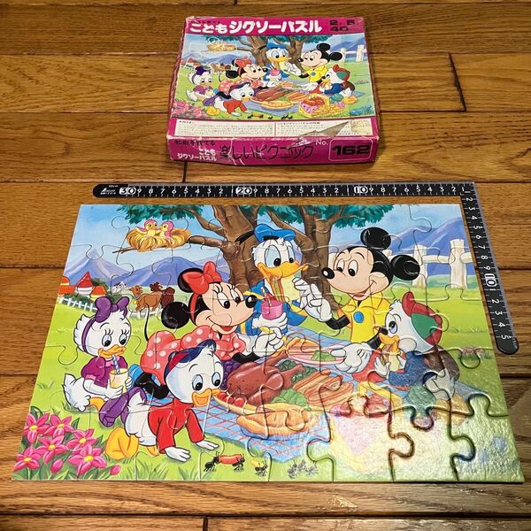 【箱付き】こどもジグソーパズル 2〜5才 40ピース 楽しいピクニック