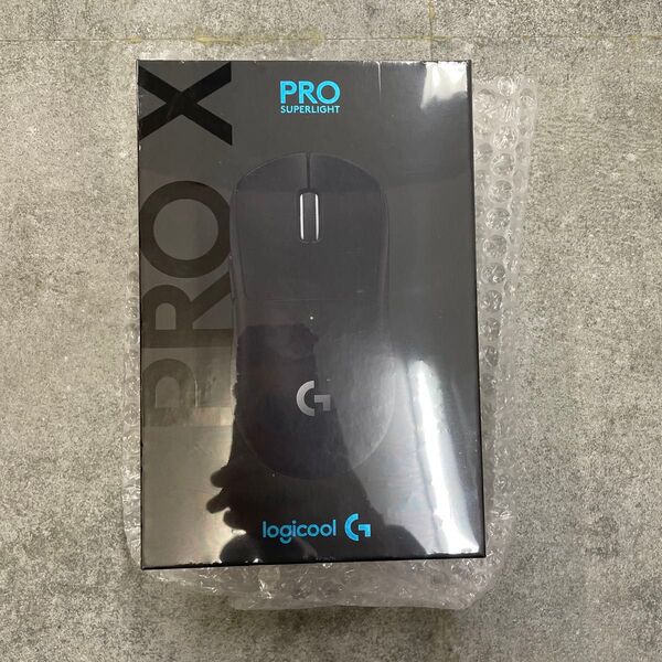 【新品未使用】LOGICOOL ロジクール PRO X SUPERLIGHT ワイヤレス マウス G-PPD-003WL-BK黒
