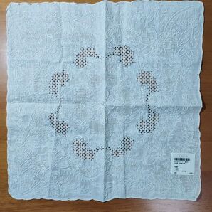 【未使用】近沢レース 刺繍ハンカチ