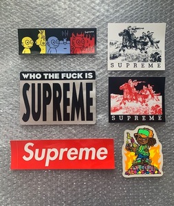 supreme 19 SS ステッカー & BOX logo ステッカー 計6枚 SET 新品 即発送可 他多数出品中