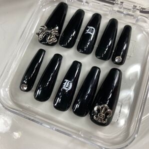 クロム ロングネイルチップ