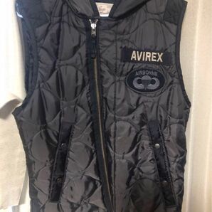 AVIREX フード付きベスト
