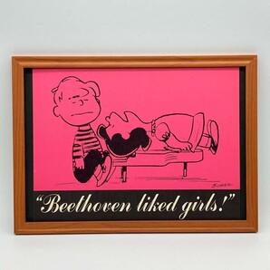 ビンテージ カレンダー BOOK ポスター ピーナッツ『 シュローダー & ルーシー 』 1963's ( AZ2556 )