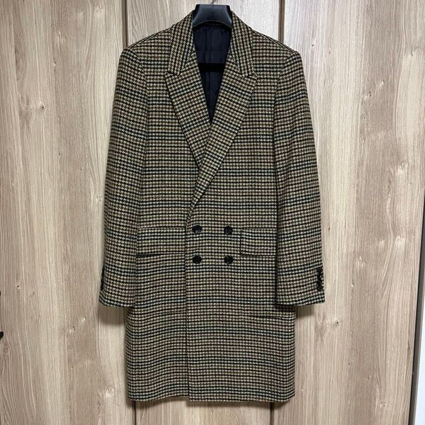 paul smith ポールスミス ダブルブレストチェスターコード ダブル 千鳥柄 ハウンドトゥース