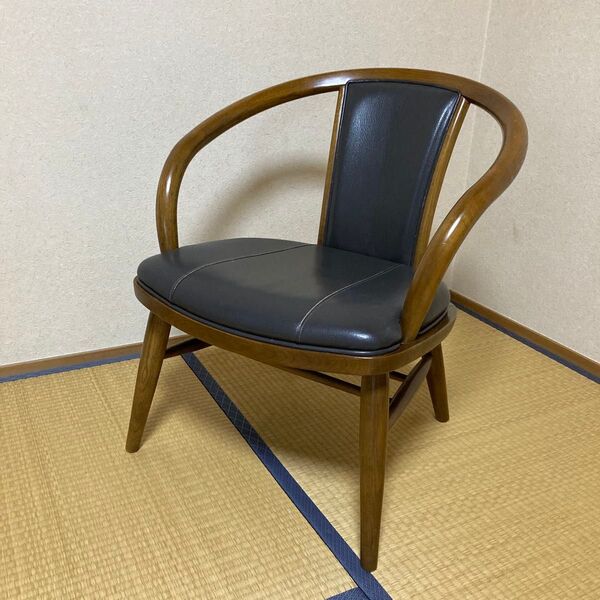 KASHIWA レザーダイニングチェア