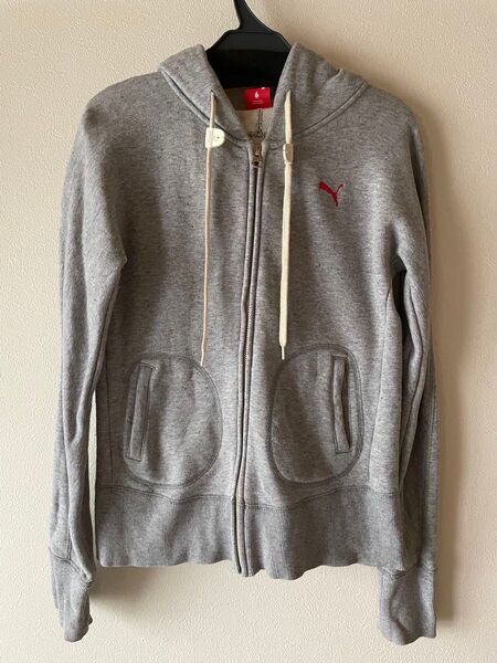 PUMA パーカー レディース Mサイズ グレー