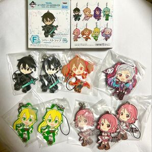 劇場版 ソードアート・オンライン SAO くじ ラバーストラップ ラバスト キリト シリカ ユナ リーファ リズベット