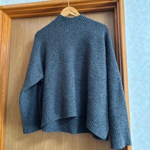 ユニクロ スフレヤーンニット グレー しまむら GU