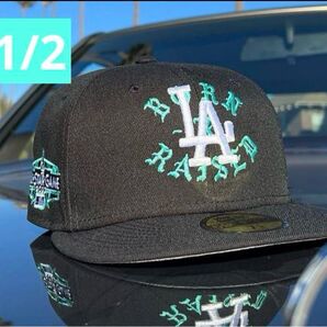 7-1/2 NEW ERA BORN X RAISED DODGERS CAP