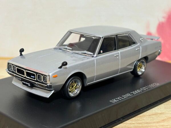 送料無料 1/43 日産 スカイライン 2000GT GC110 前期 ミニカー DISM NISSAN SKYLINE 1972