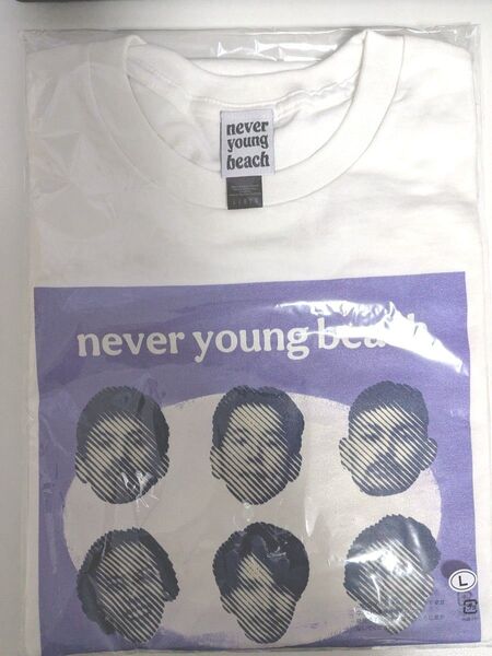 never young beach ネバヤン Face Tシャツ Lサイズ