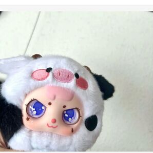海外限定 牛柄 ぬいぐるみ ピンク