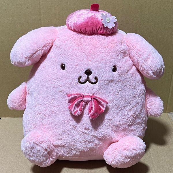 サンリオ タグ付き ポムポムプリン ふんわり ピンクカラー BIG ぬいぐるみ 桜 プライズ