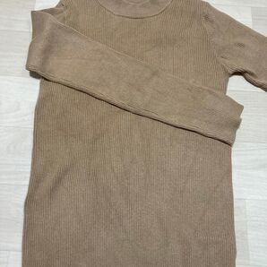 シンプル リブニット