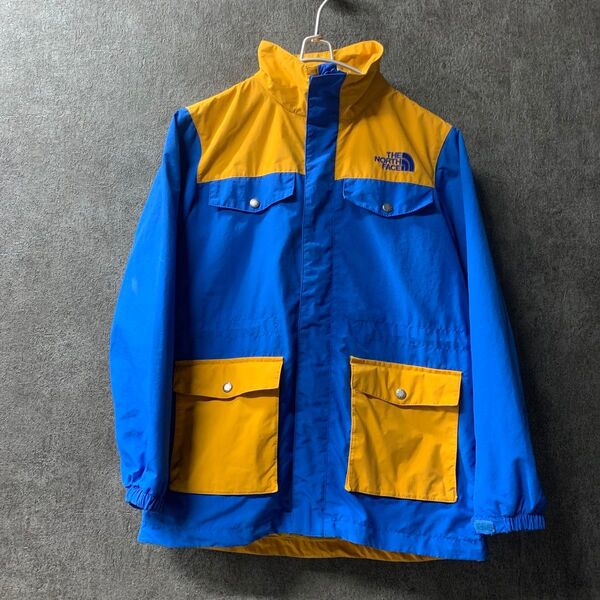 140㎝ THE NORTH FACE ノースフェイス キッズ マウンテンパーカー ブルー アウトドア