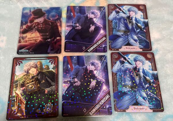 うたプリ ビジュアルカード Vol.1、2 黒崎蘭丸