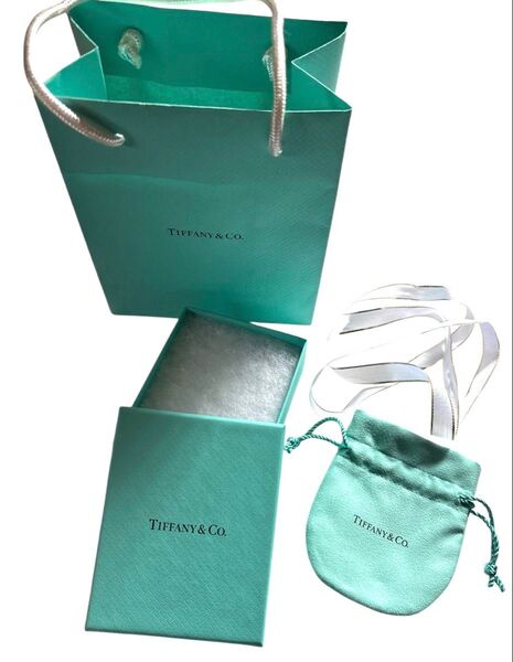Tiffany&Co. ショッパー 空箱 リボン 巾着 セット 4点セット