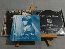 X320j 即決 中古CD+DVD 帯付き キム・ジョンフン/ベスト・アルバム 2000～2005 UNイヤーズ Kim Jeong Hoon Best Album UN YEARS_画像4