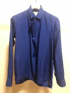  color kolor dress shirt size 2 lustre blue group color Comme des Garcons 