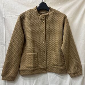 Keitto ケイット ノースオブジェクト ニット キルト ブルゾン 中綿ジャケット ブラウン