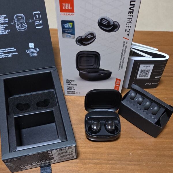 JBL Live Free 2 TWS Black ワイヤレスイヤホン