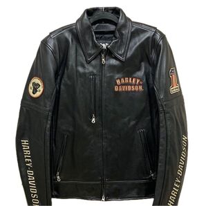 HARLEY-DAVIDSON / ハーレーダビットソン ライナー付きレザージャケット Mサイズ