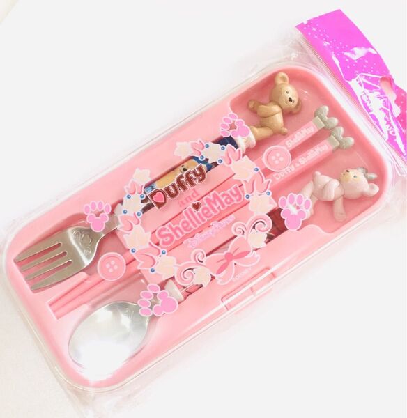 新品★ダッフィー&シェリーメイカトラリーセット香港ディズニー限定 正規品
