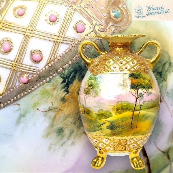 Yahoo!オークション -「オールドノリタケ 花瓶」(オールド Yahoo!オークション -「オールドノリタケ 花瓶」(オールド