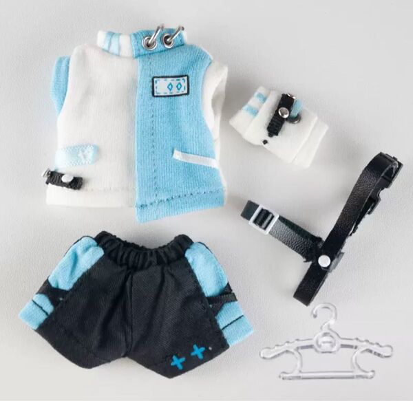 ねんどろいど服 オビツ11服 ドール服 セット 水色