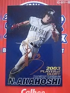 カルビー プロ野球チップス 2004 インサートカード・スペシャルエディション G-11 阪神 赤星憲広