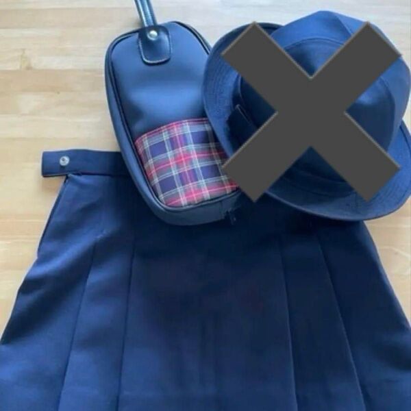 今週で処分します 美品 単品 幼稚園 制服 カラー帽子 シューズケース