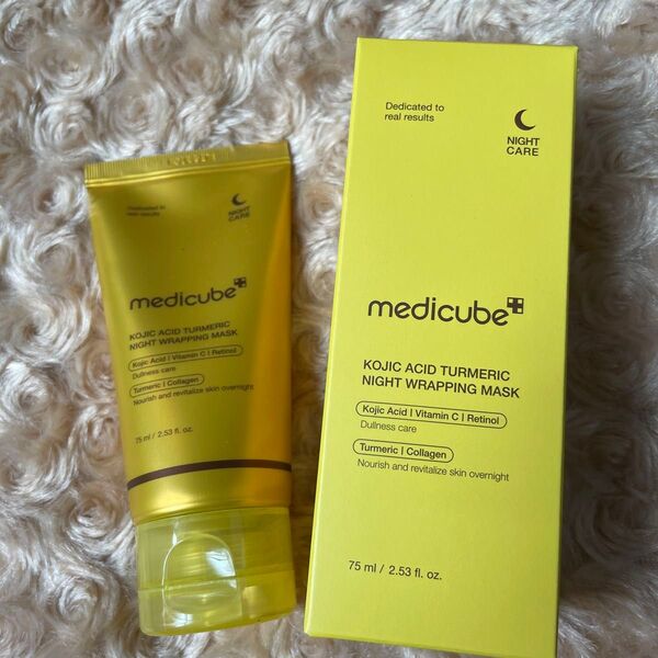 medicube KOJIC ACID TURMERIC NIGHT WRAPPING MASK