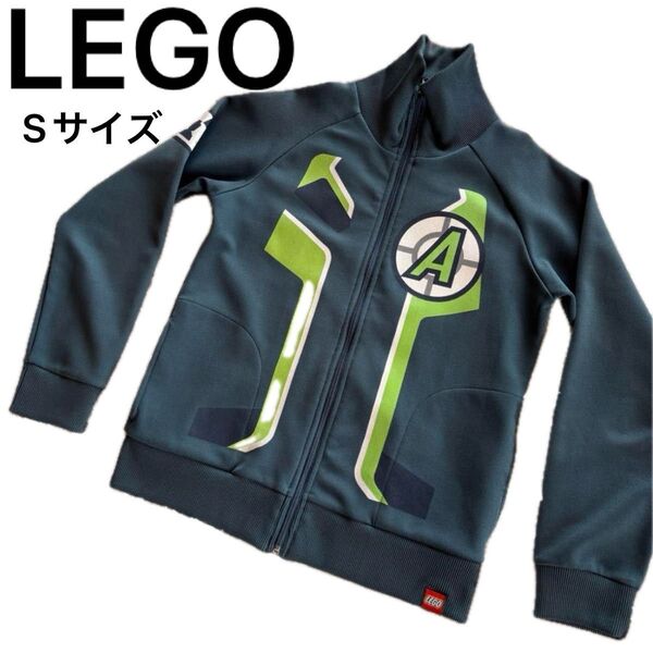 LEGO レゴ パーカー トレーナー ジッパー サイズS ダークグリーン Sサイズ ジャージ