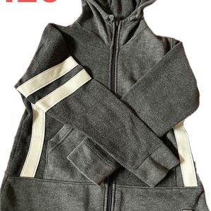 ライン入りパーカー 120