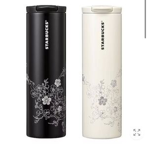 スターバックス STARBUCKS ステンレスボトル タンブラー 水筒 韓国 花柄